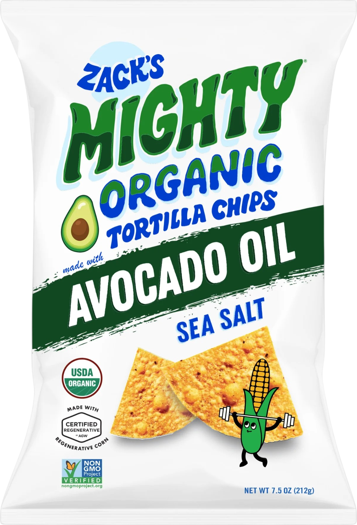 Zack's Mighty Avocado Oil Tortilla Chips