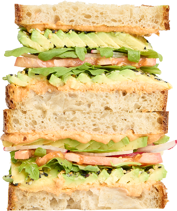 Avocado Club Sandwich